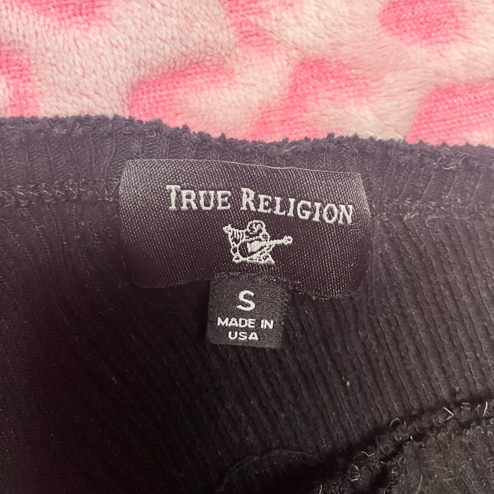 True Religion Ribbed Black Knitwear